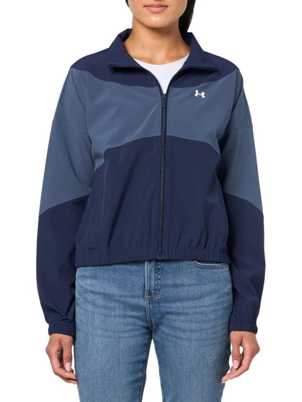 Women's Lightweight Woven Jacket - Stylish & Comfortable Athletic Outerwear